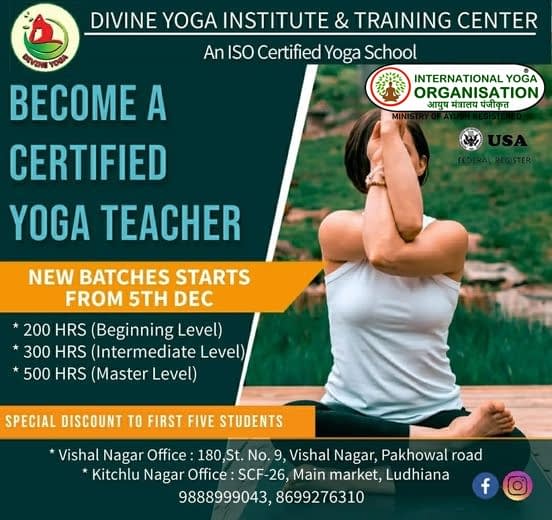 Divine Yoga Institute & Training Center in Ludhiana.001